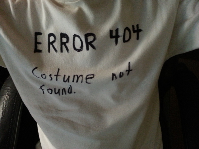 404 halloween costume
