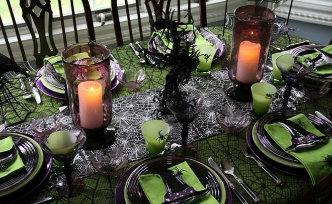 creepy halloween table