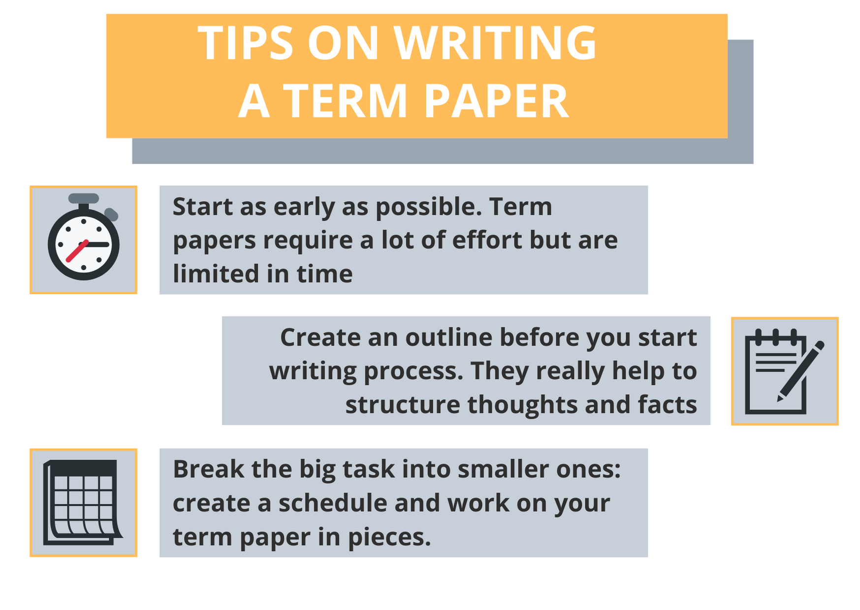 how to prepare term paper