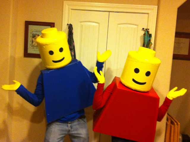 lego man halloween costume