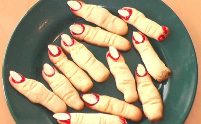 scary fingers halloween dish