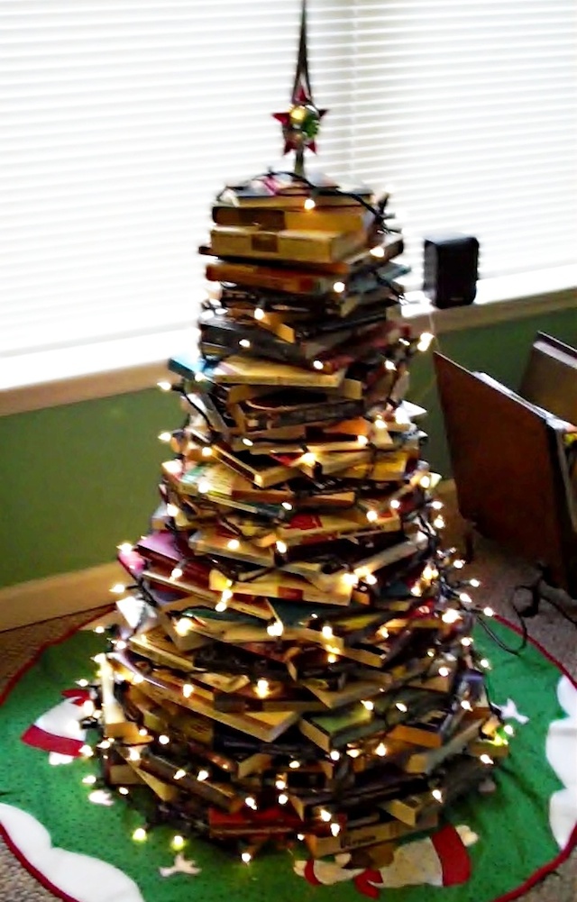 textbook Christmas tree