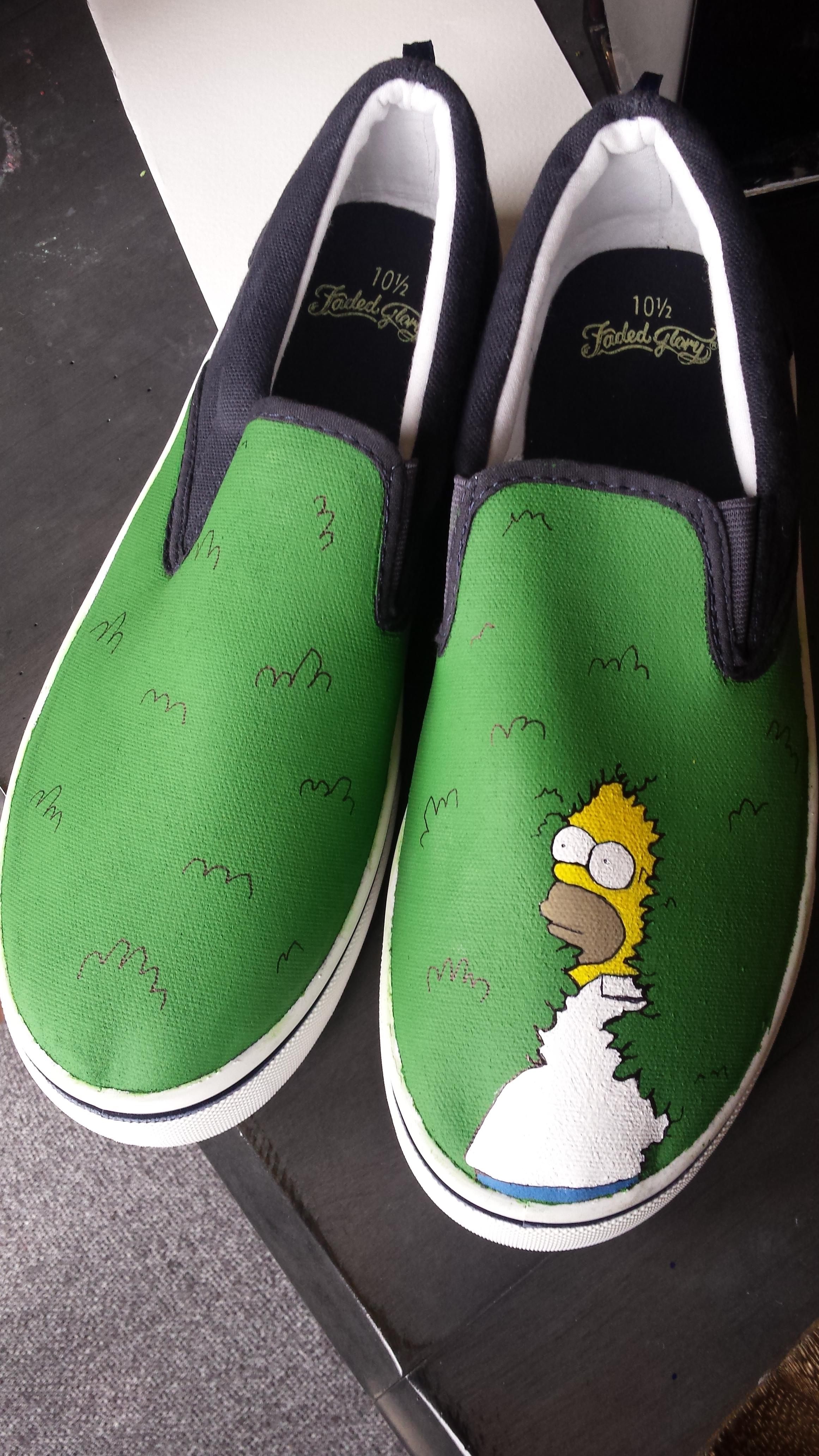 Simpsons shoes